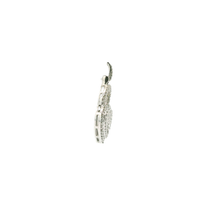 White Gold Diamond Heart Pendant