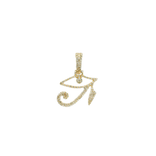 Load image into Gallery viewer, Yellow Gold Pendant with Round Brilliant Diamonds