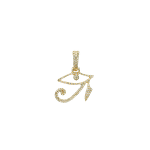 Yellow Gold Pendant with Round Brilliant Diamonds