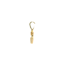 Load image into Gallery viewer, Yellow Gold Pendant with Round Brilliant Diamonds