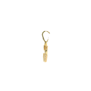 Yellow Gold Pendant with Round Brilliant Diamonds