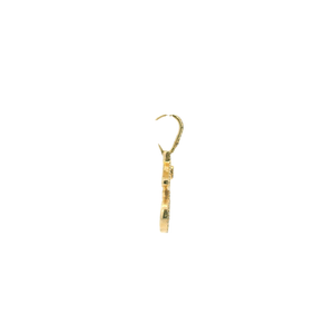 Yellow Gold Pendant with Round Brilliant Diamonds