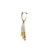 Load image into Gallery viewer, Yellow Gold Pendant with Round Brilliant Cut Diamonds