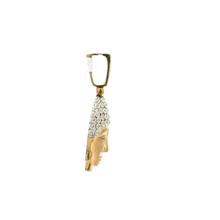 Load image into Gallery viewer, Yellow Gold Pendant with Round Brilliant Cut Diamonds