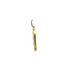 Yellow Gold Pendant with Round Brilliant Cut Diamonds