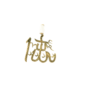 Yellow Gold Pendant with Round Brilliant Cut Diamonds