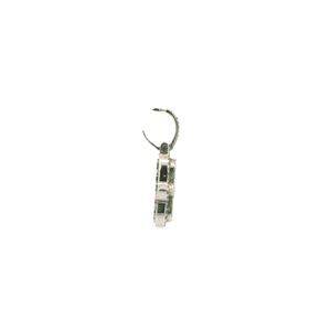 White Gold Pendant with Round Cut Diamonds