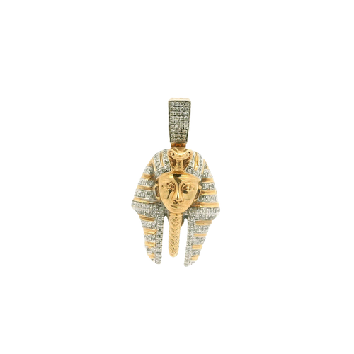 Yellow Gold Pendant with Round Brilliant Diamond