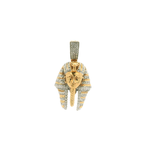 Yellow Gold Pendant with Round Brilliant Diamond