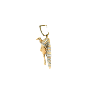 Yellow Gold Pendant with Round Brilliant Diamond