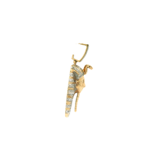 Load image into Gallery viewer, Yellow Gold Pendant with Round Brilliant Diamond