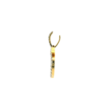 Load image into Gallery viewer, Diamond-Encrusted &quot;Om&quot; Pendant in White Gold