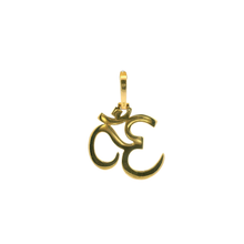 Load image into Gallery viewer, Diamond-Encrusted &quot;Om&quot; Pendant in White Gold