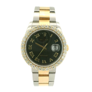 Two-Tone Rolex Datejust with Diamond Bezel