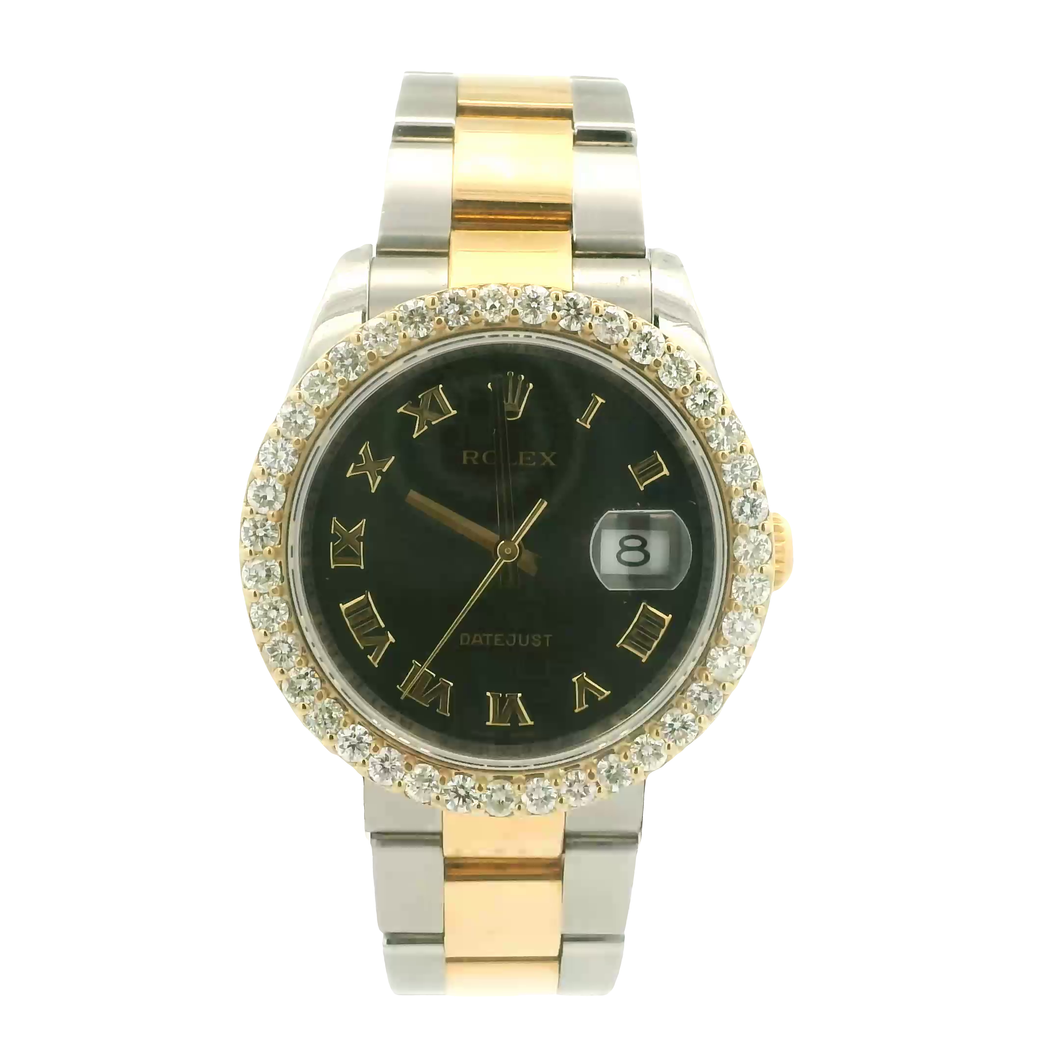 Two-Tone Rolex Datejust with Diamond Bezel