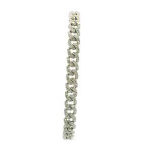 White Gold Bracelet with Round Brilliant Diamonds