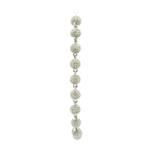 Elegant Silver Beaded Bracelet