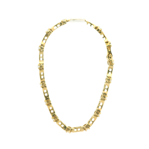 Yellow Gold Bracelet with Round Brilliant Diamonds