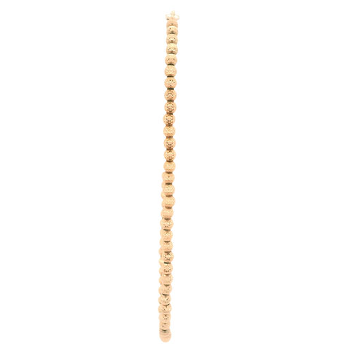 Sophisticated Gold Beaded Bracelet