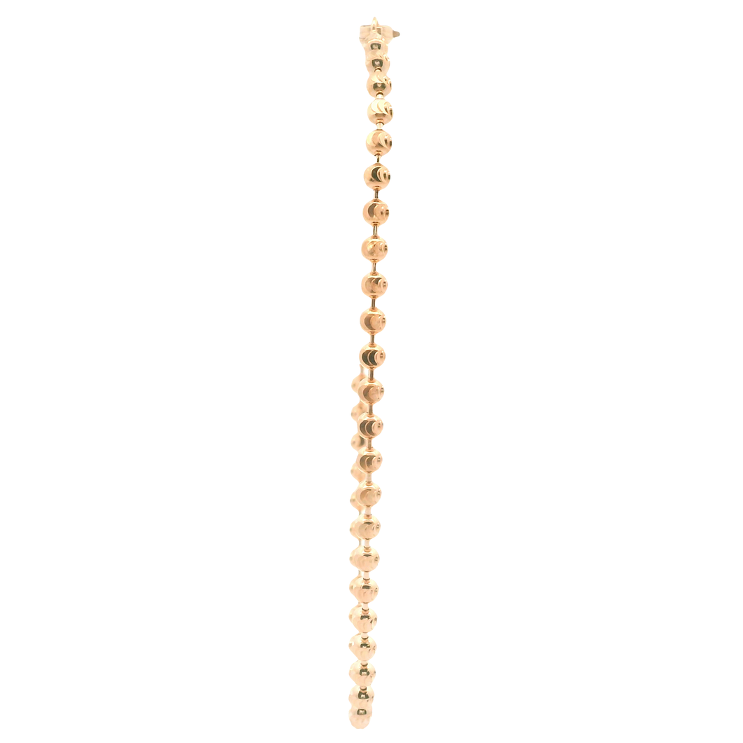 Exquisite Gold Beaded Bracelet
