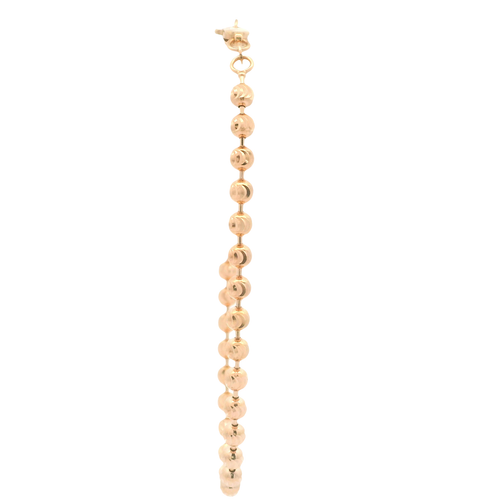 Elegant Yellow Gold Ball Bracelet