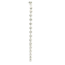 Load image into Gallery viewer, White Gold Ball Bracelet