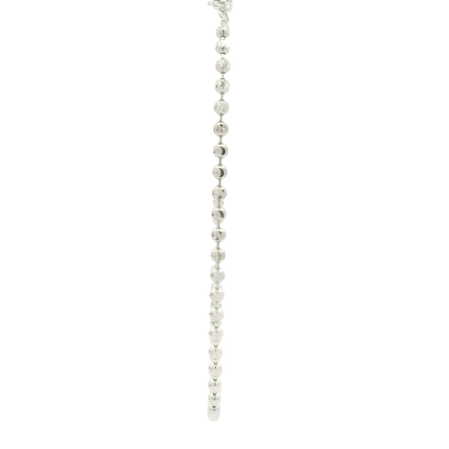 White Gold Ball Bracelet
