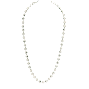 White Gold Ball Bracelet