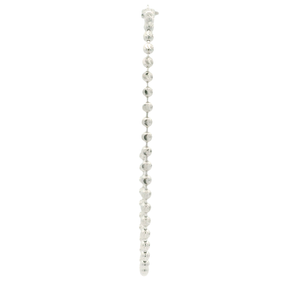 White Gold Ball Bracelet