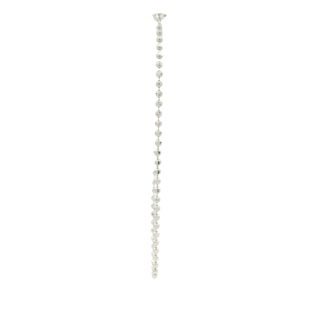 White Gold Ball Bracelet