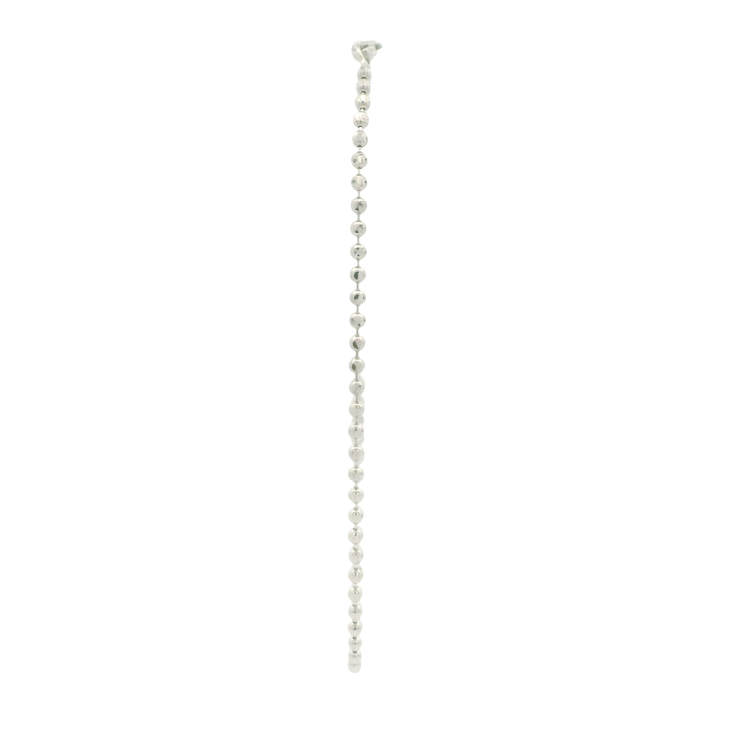 White Gold Ball Bracelet