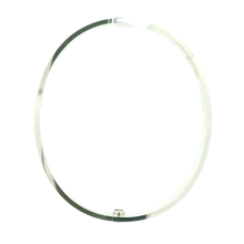 Load image into Gallery viewer, White Gold Bangle Bracelet
