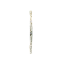 Load image into Gallery viewer, Elegant White Gold Bangle Adorned with Round Brilliant Diamonds