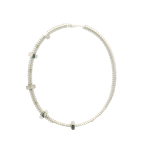 White Gold Minimalist Bracelet