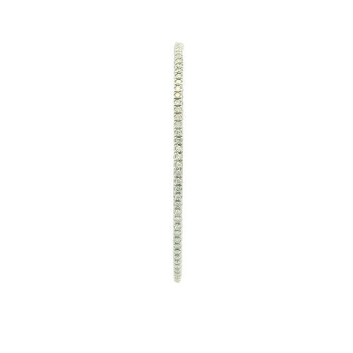 White Gold Bracelet with Round Cut Diamonds