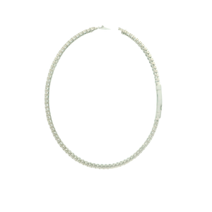 White Gold Bracelet with Round Cut Diamonds