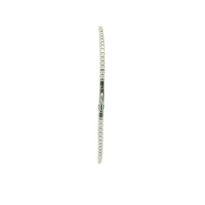 White Gold Bracelet with Round Cut Diamonds