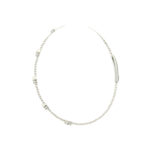 Load image into Gallery viewer, White Gold Bracelet with Round Cut Diamonds