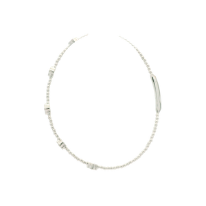 White Gold Bracelet with Round Cut Diamonds