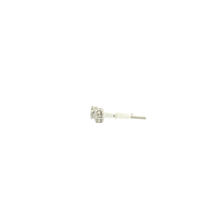 Load image into Gallery viewer, White Gold Stud Earrings with Round Brilliant Cut Diamonds