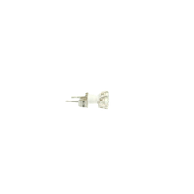 Load image into Gallery viewer, White Gold Stud Earrings with Round Cut Diamonds