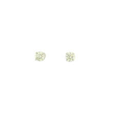 Load image into Gallery viewer, Classic White Gold Stud Earrings with Round Cut Diamond