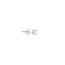 Load image into Gallery viewer, White Gold Stud Earrings with Round Brilliant Diamonds
