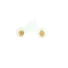 Load image into Gallery viewer, Yellow Gold Stud Earrings with Round Brilliant Diamonds