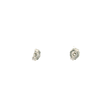 Load image into Gallery viewer, Classic White Gold Stud Earrings with Round Cut Diamonds