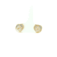 Load image into Gallery viewer, Heart-Shaped Diamond Stud Earrings in Yellow Gold