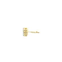 Load image into Gallery viewer, Diamond Stud Earrings in Yellow Gold with Round Brilliant Diamonds