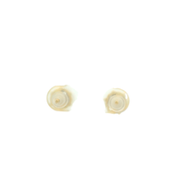 Load image into Gallery viewer, Diamond Stud Earrings in Yellow Gold with Round Brilliant Diamonds
