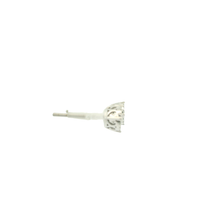 Load image into Gallery viewer, White Gold Diamond Stud Earrings: Round Brilliant Cut