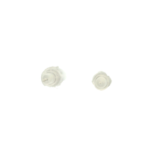 Load image into Gallery viewer, Diamond Cluster Stud Earrings in White Gold, Round Brilliant Cut